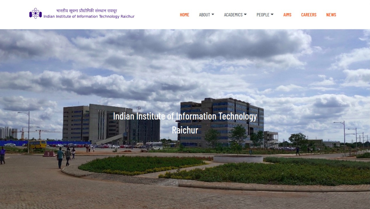  iiitr.ac.in | Official Website | Vibhanshu Jain | IIIT Raichur | IIT Hyderabad | CSE Department | Visakhapatnam | Hyderabad | Raichur 